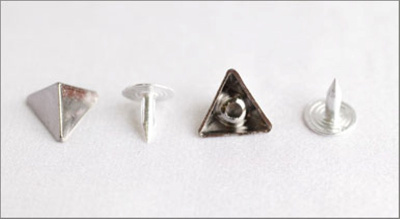  093-F черный никель Хольнитены декоративные "металл" 12мм (упаковка 500 штук)  ТриКатушки