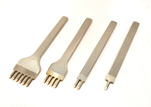  Набор строчных пробойников ромбовидных (плоский) 4 мм (уп.4 шт) ProKnopka  ТриКатушки