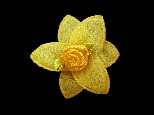  011 F пришивной элемент (упаковка 100 штук) оранжевый  ТриКатушки