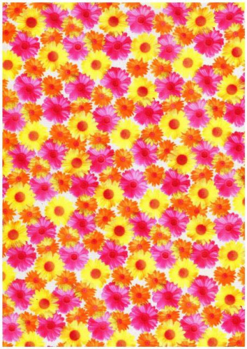  Ткань габардин принт арт.1010 цв.152  ТриКатушки