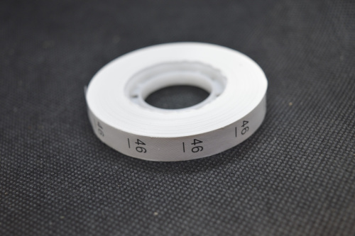  Размерник цв. белый 46 (рул. 1000шт.)  ТриКатушки