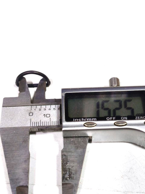  Полукольцо металлическое 15мм цв. Оксид  (фас.100/500/1000шт.)  ТриКатушки