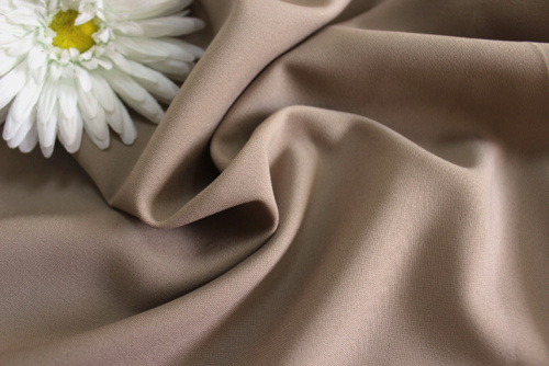  Ткань Габардин стрейч арт.1000 ,ш.150см., 270 гр/мп., №513 цв. т.бежевый  ТриКатушки