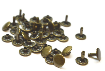  Хольнитены двухсторонние тип 123. 11 мм цв. Антик (упак.50 шт.) "Proknopka"  ТриКатушки