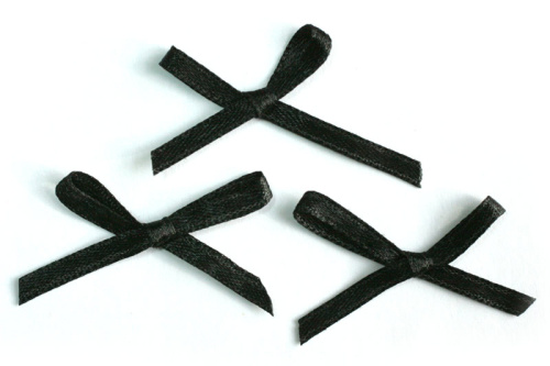  0020 цв.черный Пришивные элементы (упаковка 200 штук)  ТриКатушки