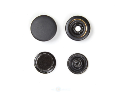  Кнопка нержавеющая DELTA 15х15 мм № 502 цв. SOFT TOUCH+Оксид  (уп.720шт)  ТриКатушки