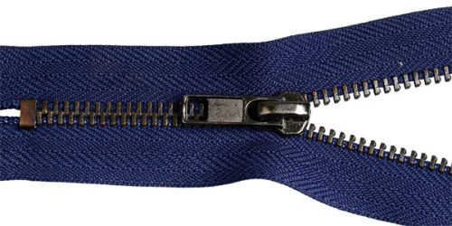  Молния Металл Т5 18 см н/р №330 окс, (уп.100)  ТриКатушки