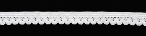  5637 белый резинка бельевая 10мм (намотка 144 ярда = 131,7 метра)  ТриКатушки