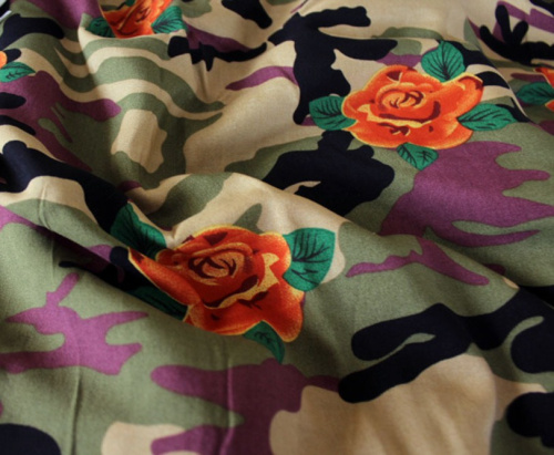  Ткань Вискоза принт арт. 2046 цв. 61  ТриКатушки