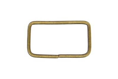  Рамка металлическая 25х15мм цв.Антик (фас.10/100/500/1000шт.)  ТриКатушки