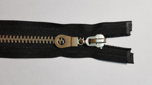  Молния Металл Т8 75 см №322 ник, (уп.50)  ТриКатушки