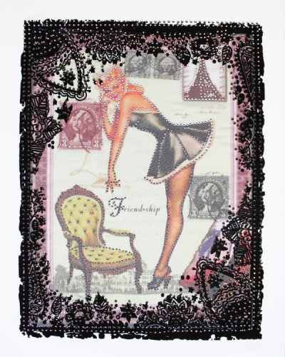  Термотрансфер аппликация многослойная арт.№03, 33см*25см  ТриКатушки