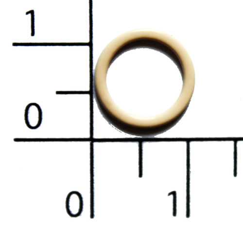  800В бежевый Кольцо металл крашенный d=08мм (упаковка 1000 штук)  ТриКатушки