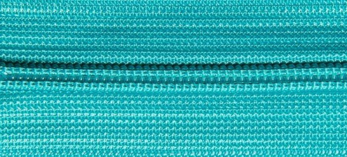  Молния потайная Т3 20 см №253 бирюза ( уп.100 шт.)  ТриКатушки