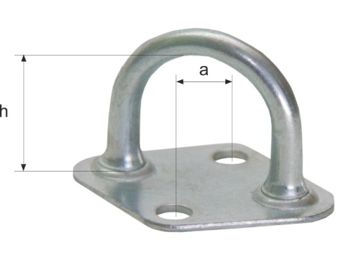 Скоба бортовая круглая СК-04 (ромб) (уп.300шт.)  ТриКатушки