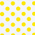 Ткань Кашибо горох 4,2см белый/желтый арт. 5053