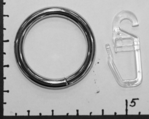  Стальное кольцо, внутр.d=25мм, внешн.d=33мм, сталь  ТриКатушки
