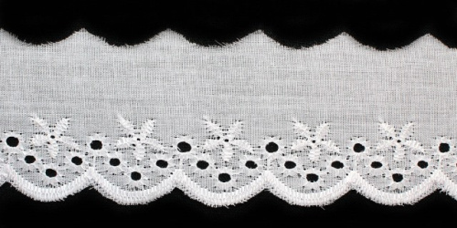  2005 цв.белый Шитье 2" 50мм (упаковка 15 ярдов = 13,7 метра)  ТриКатушки