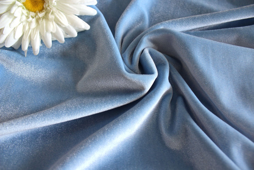  Ткань 3005 Бархат стрейч, ш.150см., №708  ТриКатушки