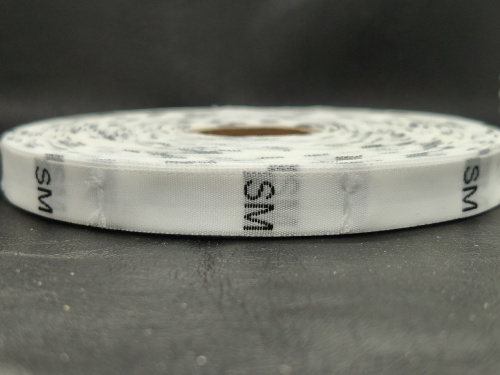  Размерник жаккард ,белый SM (рул 1000шт)  ТриКатушки