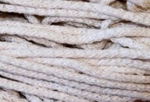  Шнур хлопчатобумажный круглый 5 мм(уп.100 м.) цв. №2199 кремовый  ТриКатушки
