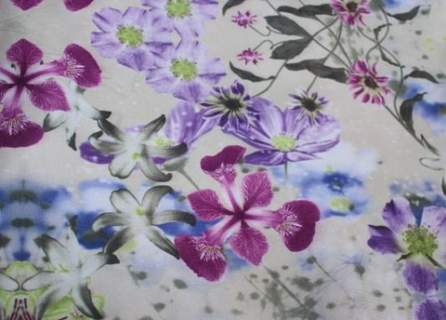  Ткань 4003 Масло принт, №123  ТриКатушки