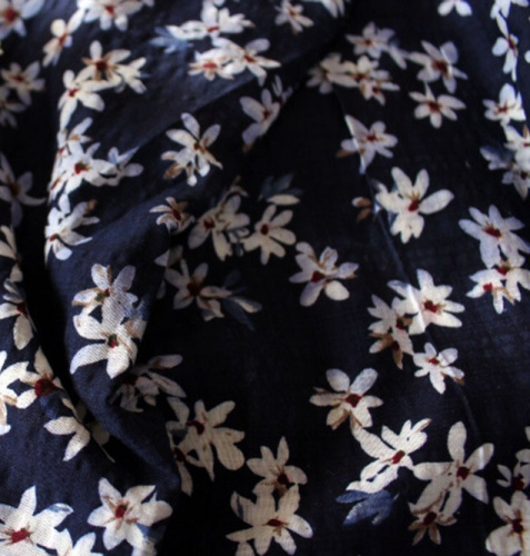  Ткань Поплин-жатка ПРИНТ арт. 2112 цв. 1  ТриКатушки