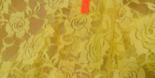  Гипюр стрейч 5008 ш.150см.,пл.130г/м., №402 желтый  ТриКатушки