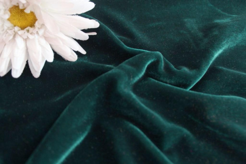  Ткань 3001 Бархат стрейч, ш.150см., №612  ТриКатушки