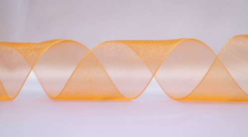  1007 Лента органза 12мм (намотка 50 ярдов = 45 метров)  ТриКатушки