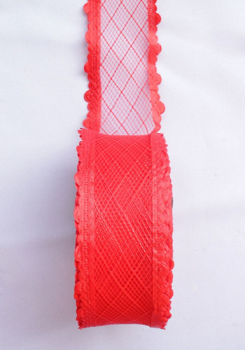  Лента для упаковки "№1" 40мм (упаковка 18 метров) красная  ТриКатушки