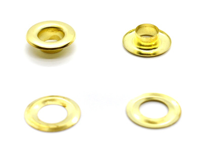  Люверсы №24 9мм НЕРЖ золото (уп 50 шт) "Proknopka"  ТриКатушки