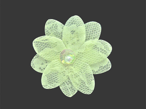  013 F пришивной элемент (упаковка 50 штук) салатовый  ТриКатушки