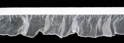  6210-25 белый резинка бельевая 25мм (намотка 144 ярда = 131,7 метра)  ТриКатушки