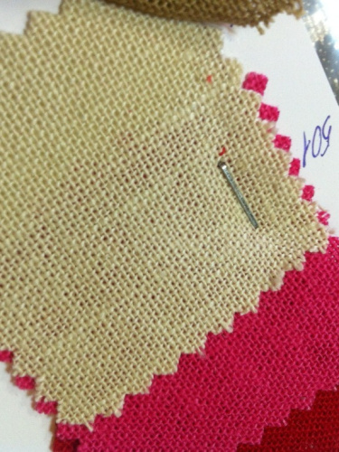  Лен костюмный 1066, цв. 501 светло-бежевый  ТриКатушки