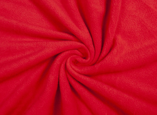  Ткань Флис (100 Пэ, 300гр/м2, ш.1,5м) Цв. Красный 4  ТриКатушки