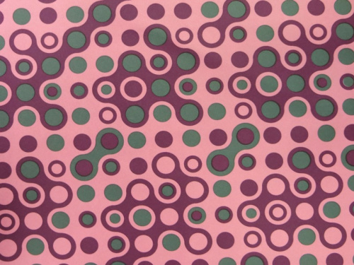  Ткань курточная детская  Дьюспо 240T WR PU цв.Spheres-8 розовый 135  ТриКатушки