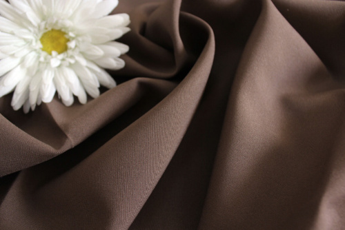  Ткань Габардин стрейч арт.1000 ,ш.150см., 270 гр/мп., №906 светло-коричневый  ТриКатушки