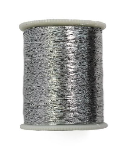  Нитки люрекс 0212-3303, 100м, серебро (упаковка 12 штук)  ТриКатушки