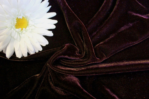  Ткань 3001 Бархат стрейч, ш.150см., №902  ТриКатушки