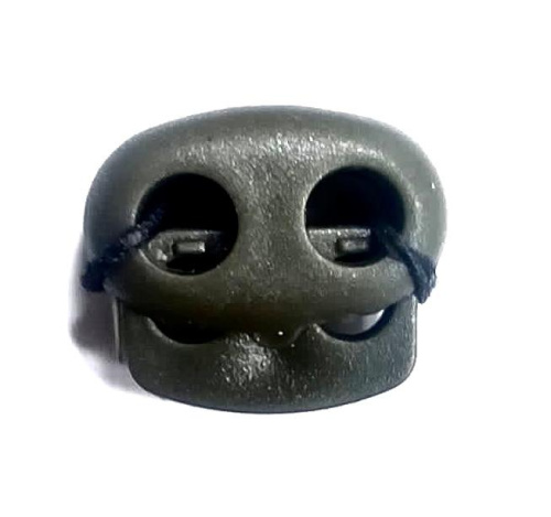  Фиксатор для шнуров 103-М цв. Хаки (уп. 1000 шт.)  ТриКатушки