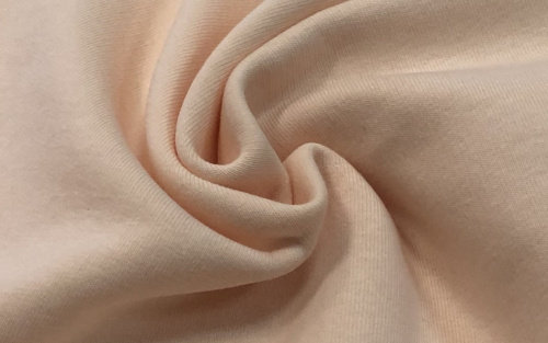  Ткань Футер 3-х нитка г/к с начесом 320гр.кв.м, 67% Хб+33% ПЭ, пенье, цв. Крем IS  ТриКатушки