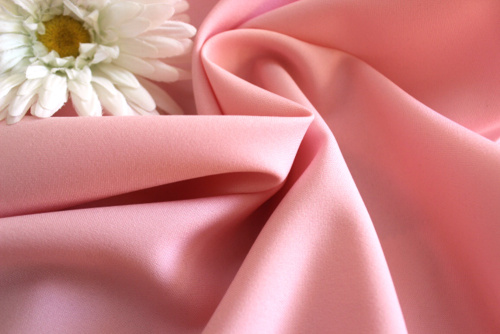  Ткань Габардин стрейч арт.1000 ,ш.150см., 270 гр/мп., №203 цв.св.розовый  ТриКатушки