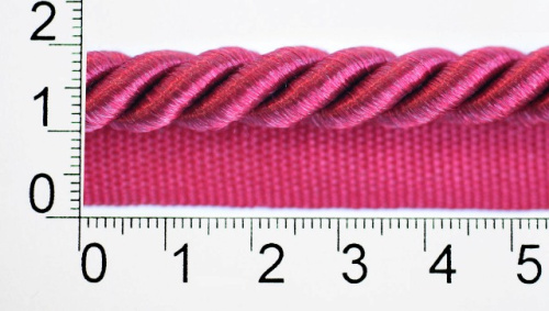  А-08-А6 (кант витой 08мм цв.бордо.) уп.25м  ТриКатушки