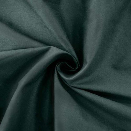  Ткань Поплин МТ 5098 (97 Хл, 3 Эл, 195 гр/мп, ш. 1,45м) цв. 273 т.зелёный  ТриКатушки