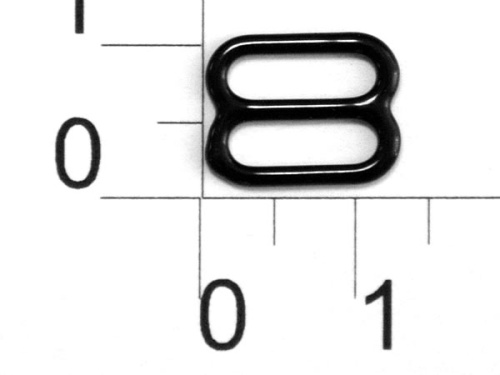  1008В черный Регулятор металл крашенный 10мм (упаковка 1000 штук)  ТриКатушки