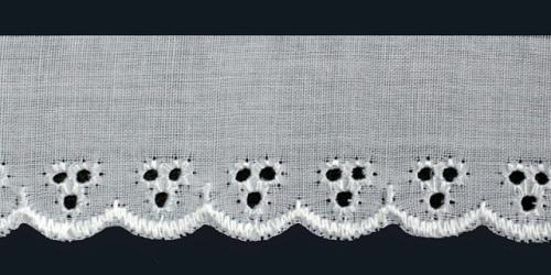  1043 цв.белый Шитье 1" 25мм (упаковка 15 ярдов = 13,7 метра)  ТриКатушки