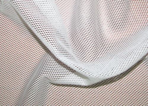  Ткань Сетка трикотажная (100 ПЭ, 70 гр/м2, ш. 1,5м) цв. Белый  ТриКатушки