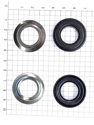  Люверсы №31 17 мм сталь оксид (уп 10 шт) "Proknopka"  ТриКатушки