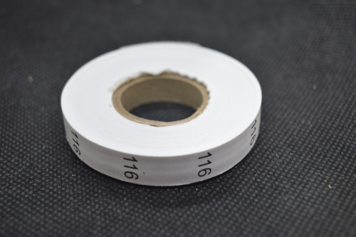  Размерник цв. белый 116 (рул. 1000шт.)  ТриКатушки